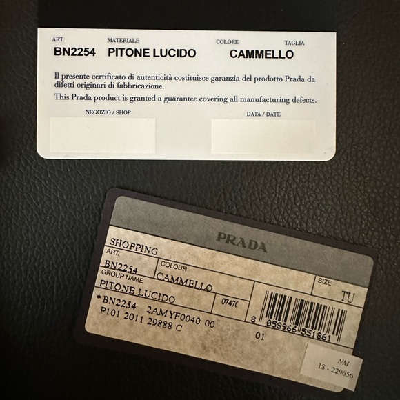 Prada
Pitone Lucido Python Tote - Picture 15 of 15